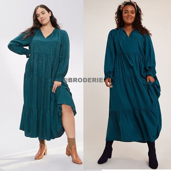 Anthropologie | Dresses | Anthropologie Maeve Wendy Tiered Maxi Dress | Poshmark